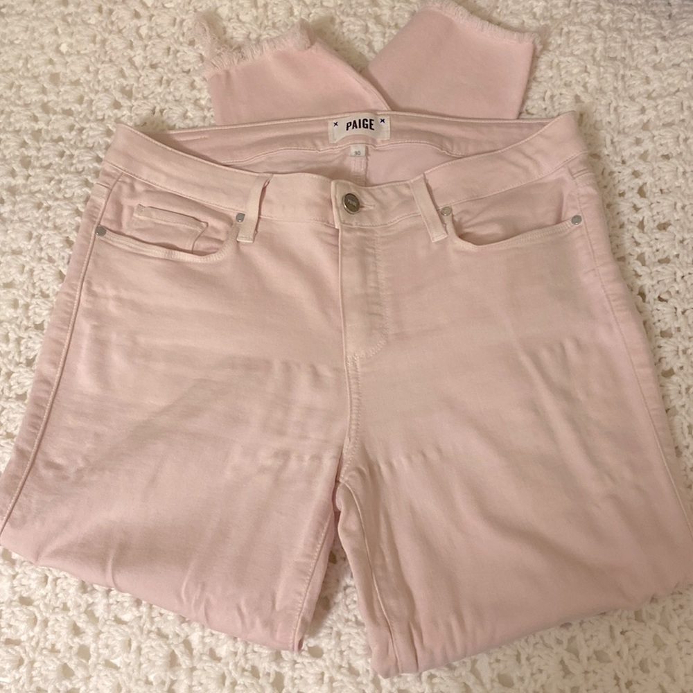 Paige light pink jeans